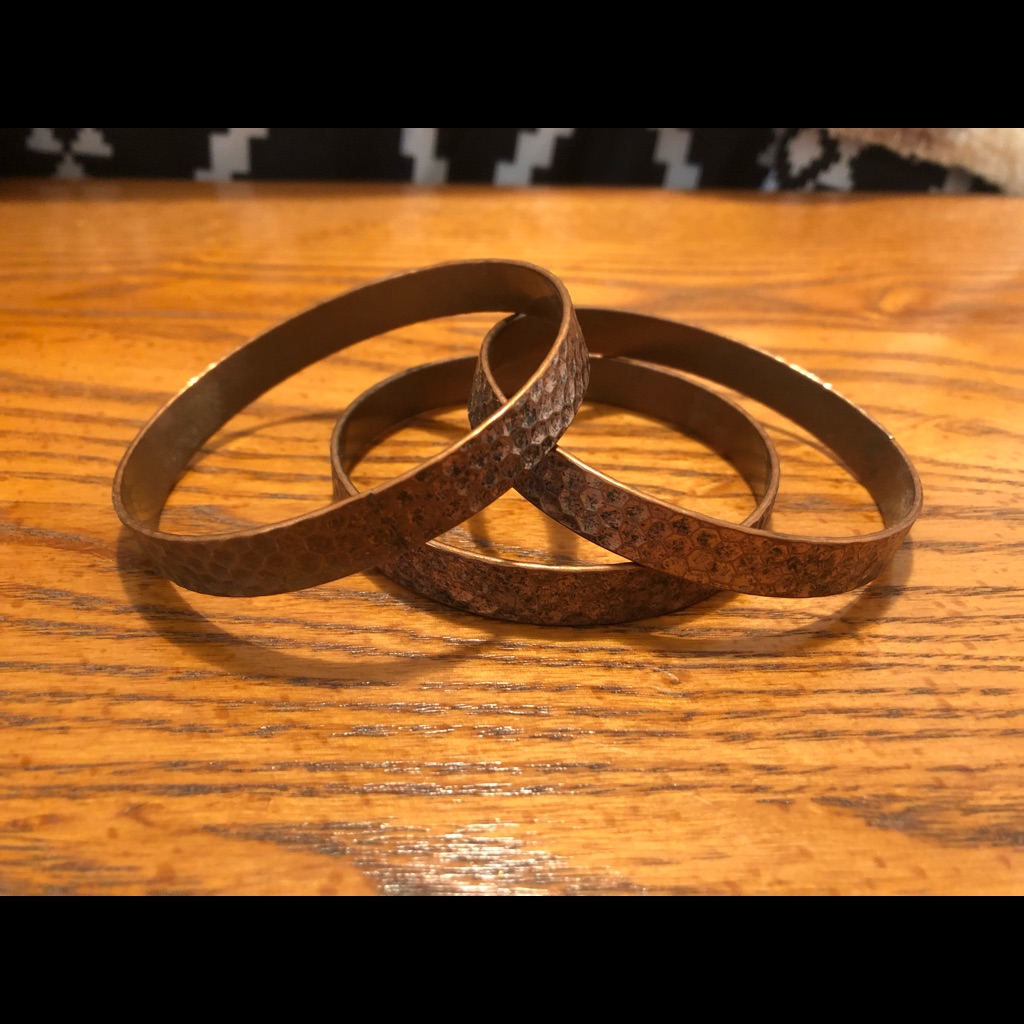 Copper Bangle Set
